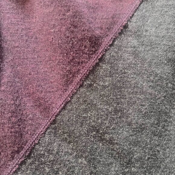 Smartwool Merino 250 XL Wool Purple Black Bordeaux 1/4 Zip Asymmetrical - Picture 4 of 4